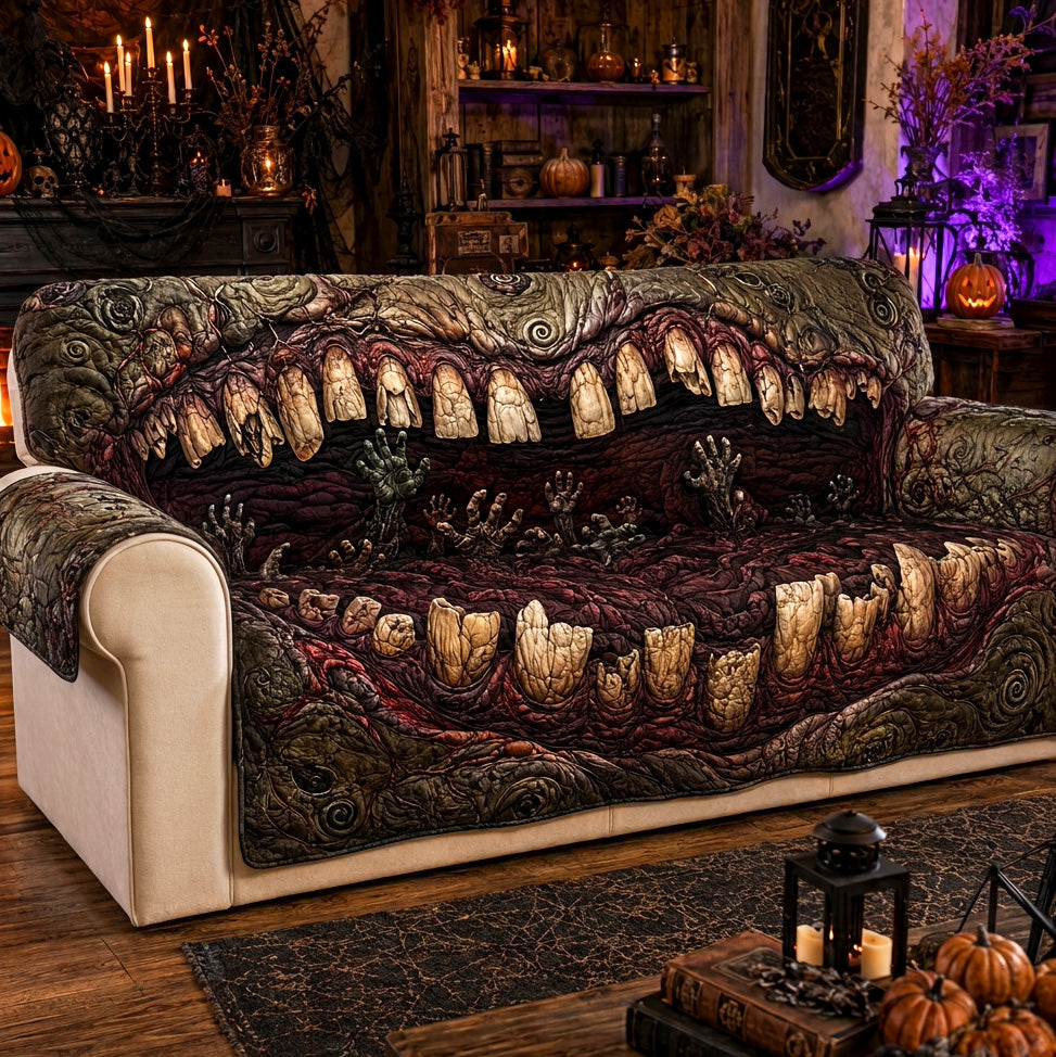 Abyss Jaws Quilted Sofa Cover NCU0TV2062