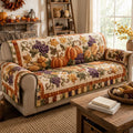 Autumn Pumpkin Bouquet Quilted Sofa Cover NCU0DV9962