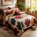 Autumn Whisper 3-Piece Quilted Bedding Set NCU0VL3640