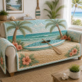 Beach Dreams Quilted Sofa Cover NCU0TD2978