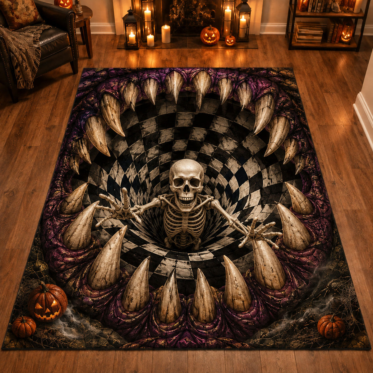 Bone Chasm Area Rug NCU0TV2057