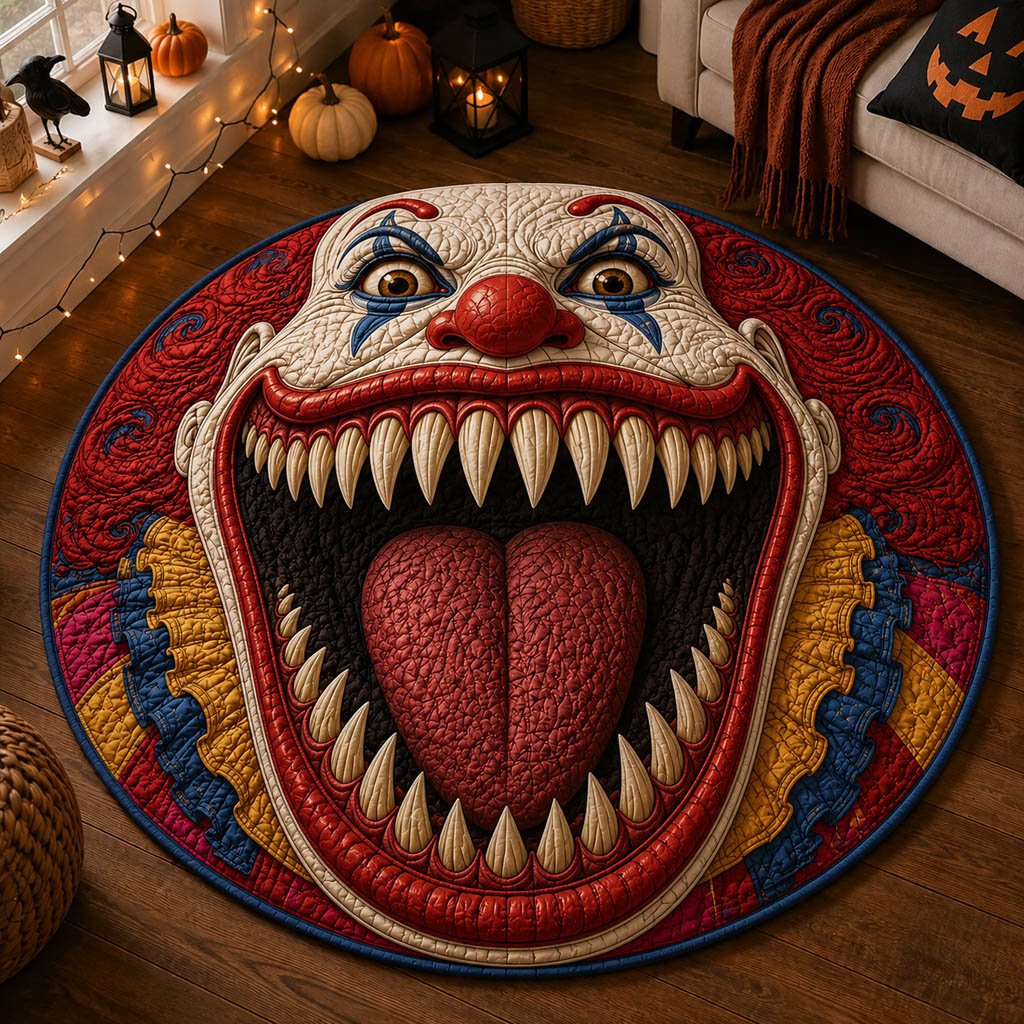 Carnival Grimace Quilted Round Mat NCU0HH2053