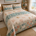 Coastal Haven 3-Piece Quilted Bedding Set NCU0TD3055