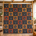 Cobweb Paws Quilted Blanket NCU0TD3067