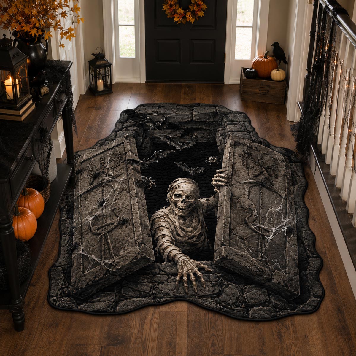 Crypt Awakening Custom Shape Area Rug NCU0DV9900
