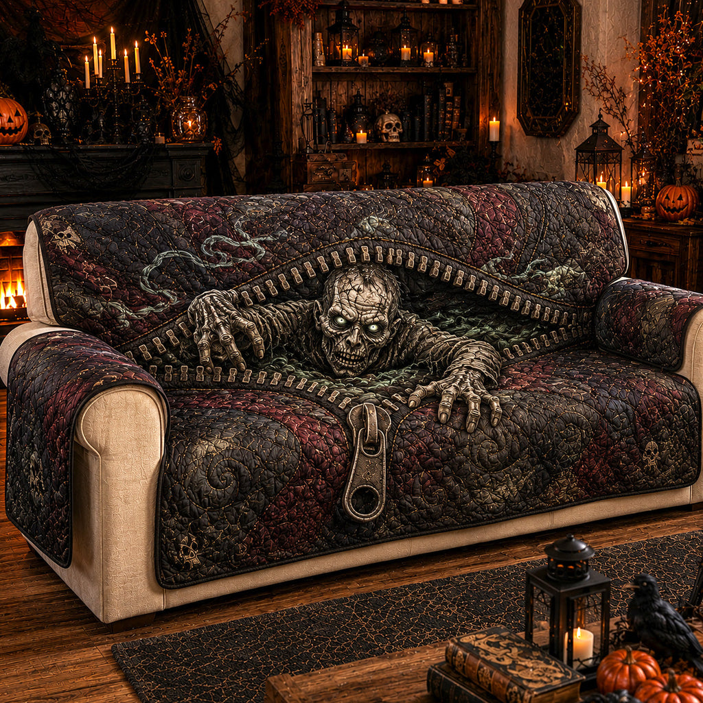 Crypt Crawler Quilted Sofa Cover NCU0TV2067