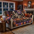 Cryptic Midnight Quilted Sofa Cover NCU0HH2037