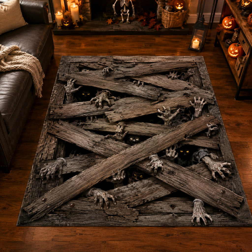 Cursed Barricade Area Rug NCU0TV2078