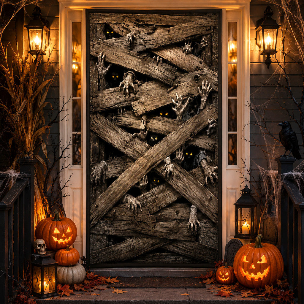 Cursed Escape Quilted Door Cover NCU0TV2083