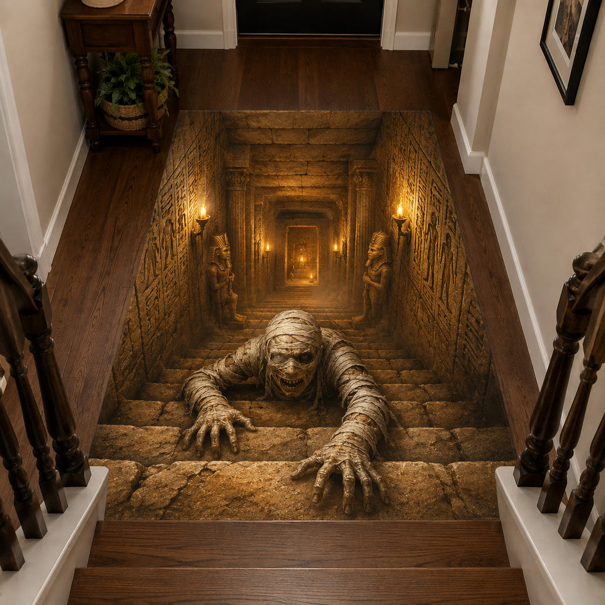Cursed Stairwell Area Rug NCU0TV2038