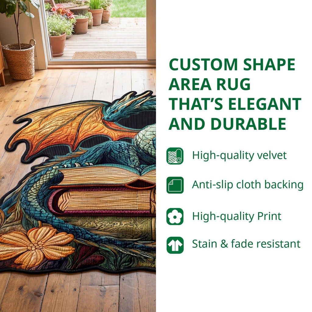 Keep Out Crypt Custom Shape Area Rug NCU0DV9898