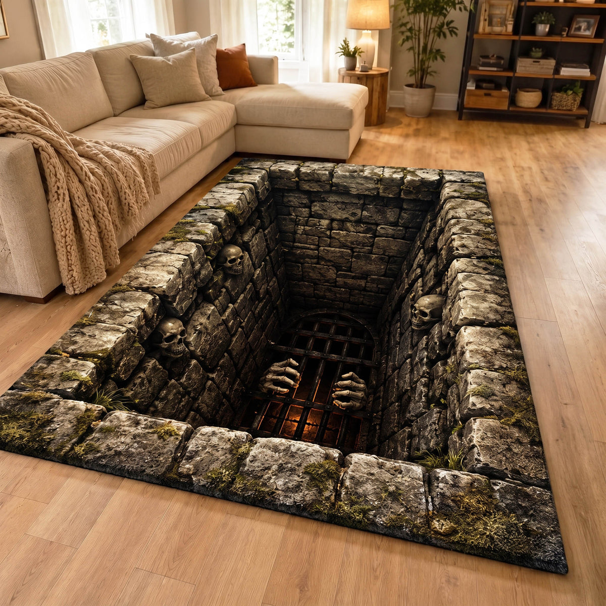 Dark Descent Area Rug NCU0TD2946