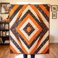 Folk Diamond Quilted Blanket NCU0TD3003