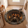 Grim Depths Round Carpet NCU0TD2942