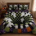 Haunted Whirl 3-Piece Quilted Bedding Set NCU0DV9918