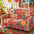 Island Bloom Quilted Sofa Cover NCU0TD2986