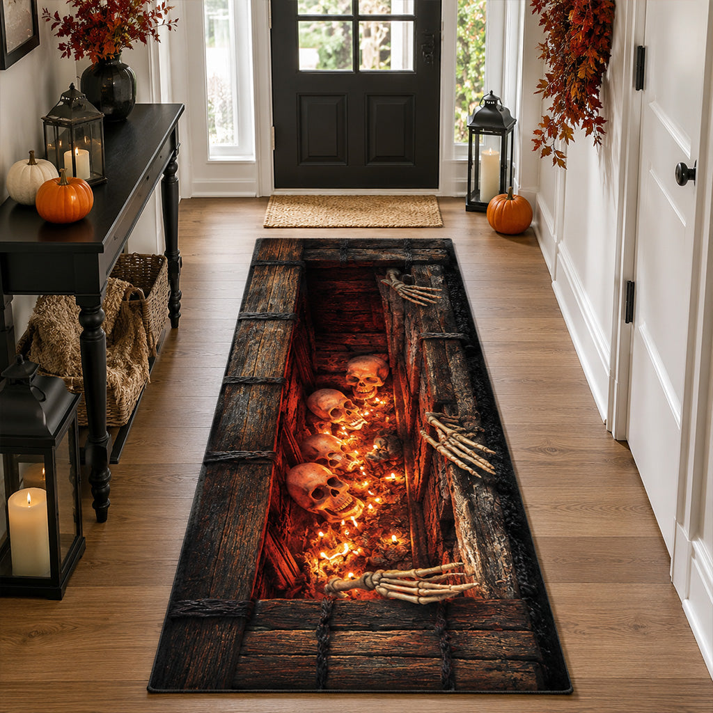 Midnight Cemetery Gate Runner Carpet NCU0PT11885