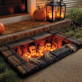 Midnight Cemetery Gate Doormat NCU0PT11885