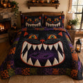 Midnight Chomper 3-Piece Quilted Bedding Set NCU0DV9912