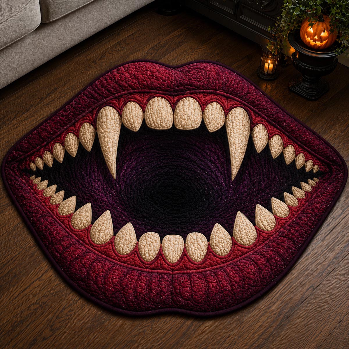 Monster Maw Custom Shape Area Rug NCU0DV9902