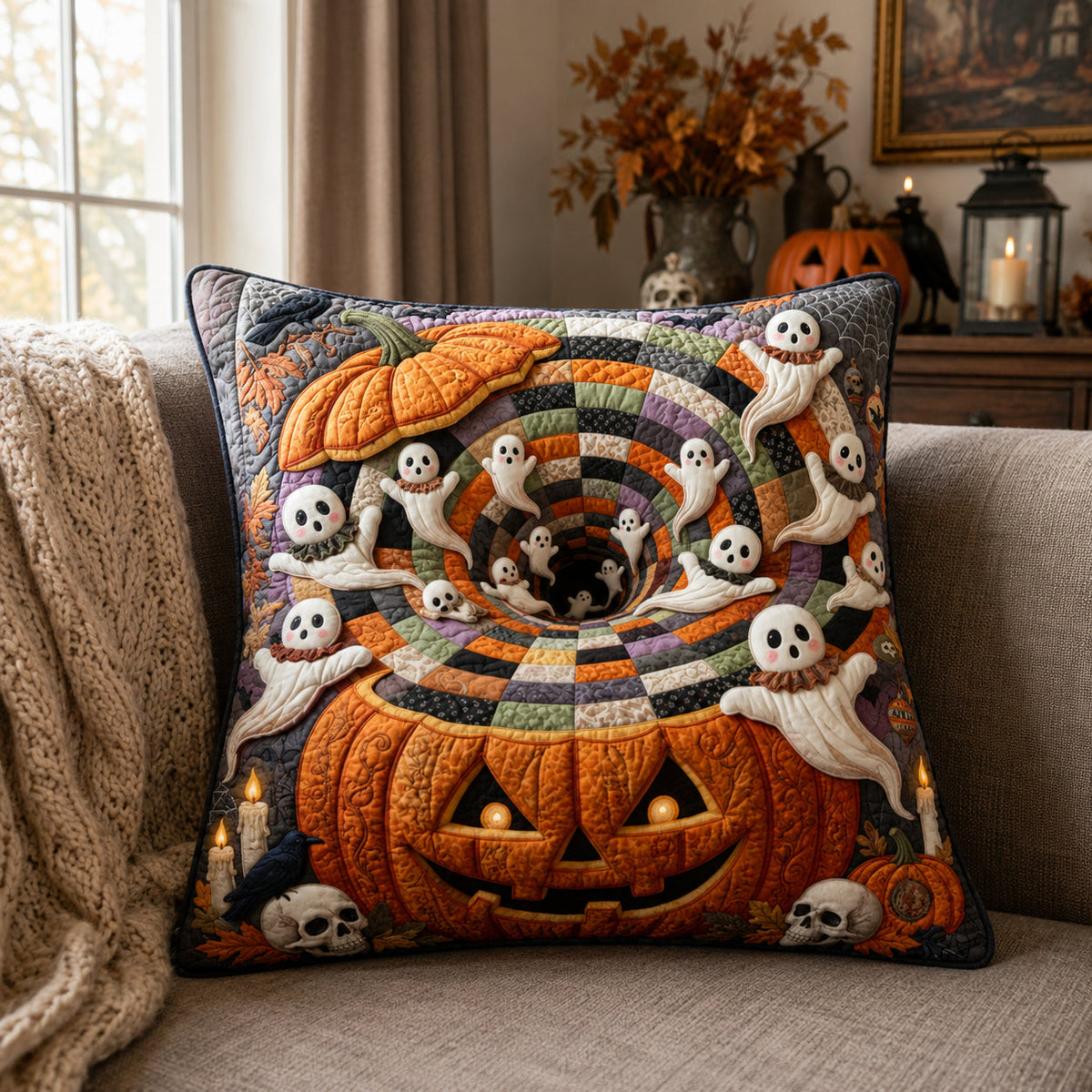 Nightmare Tunnel Quilted Pillow Case NCU0PT11823