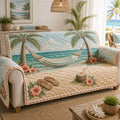 Ocean Moments Quilted Sofa Cover NCU0TD2977