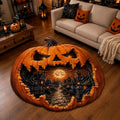 Pumpkin Portal Custom Shape Area Rug NCU0TV2109
