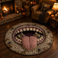 Rot Feast Quilted Round Mat NCU0TD2899