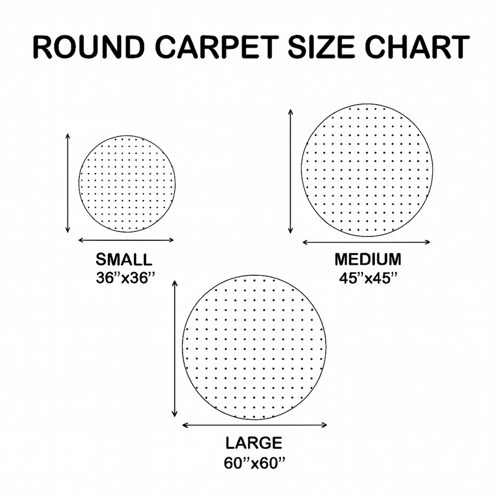 Phantom Hollow Round Carpet NCU0TD2950