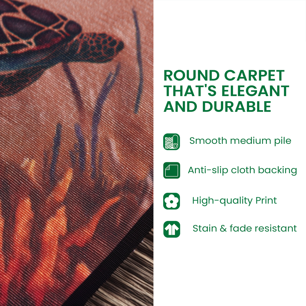 Phantom Hollow Round Carpet NCU0TD2950