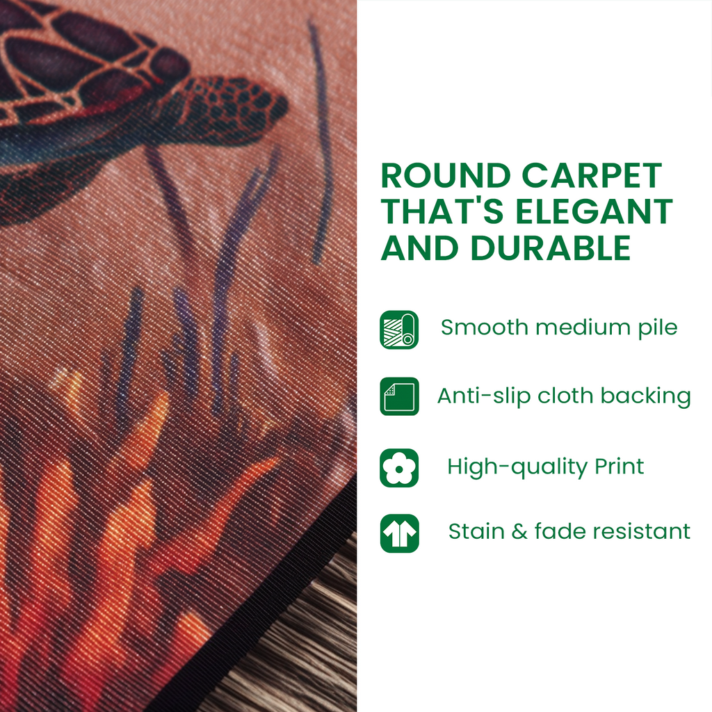 Grim Depths Round Carpet NCU0TD2942