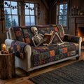 Scholarly Slumber Quilted Sofa Cover NCU0HH2041