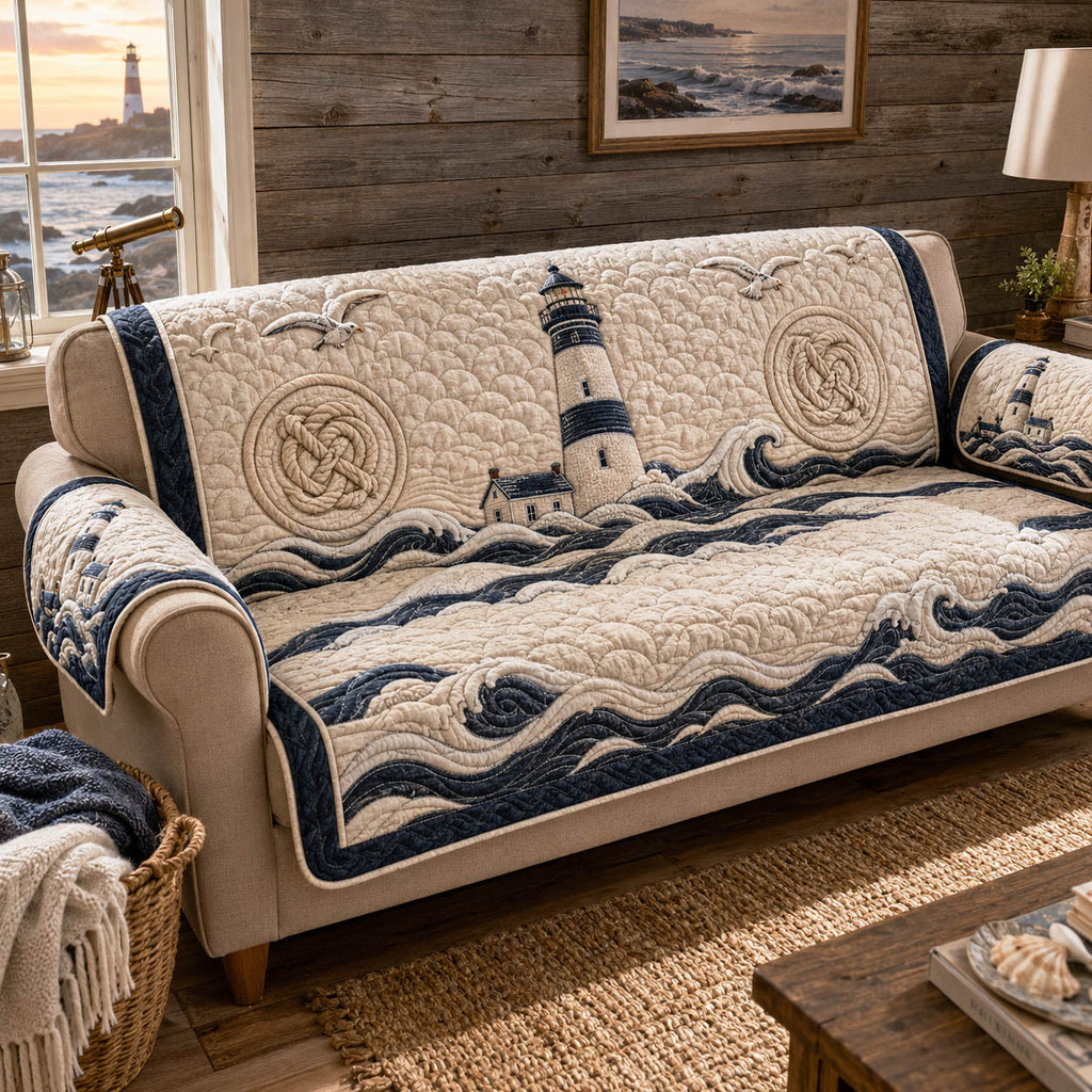 Seaside Escape Quilted Sofa Cover NCU0TD2958