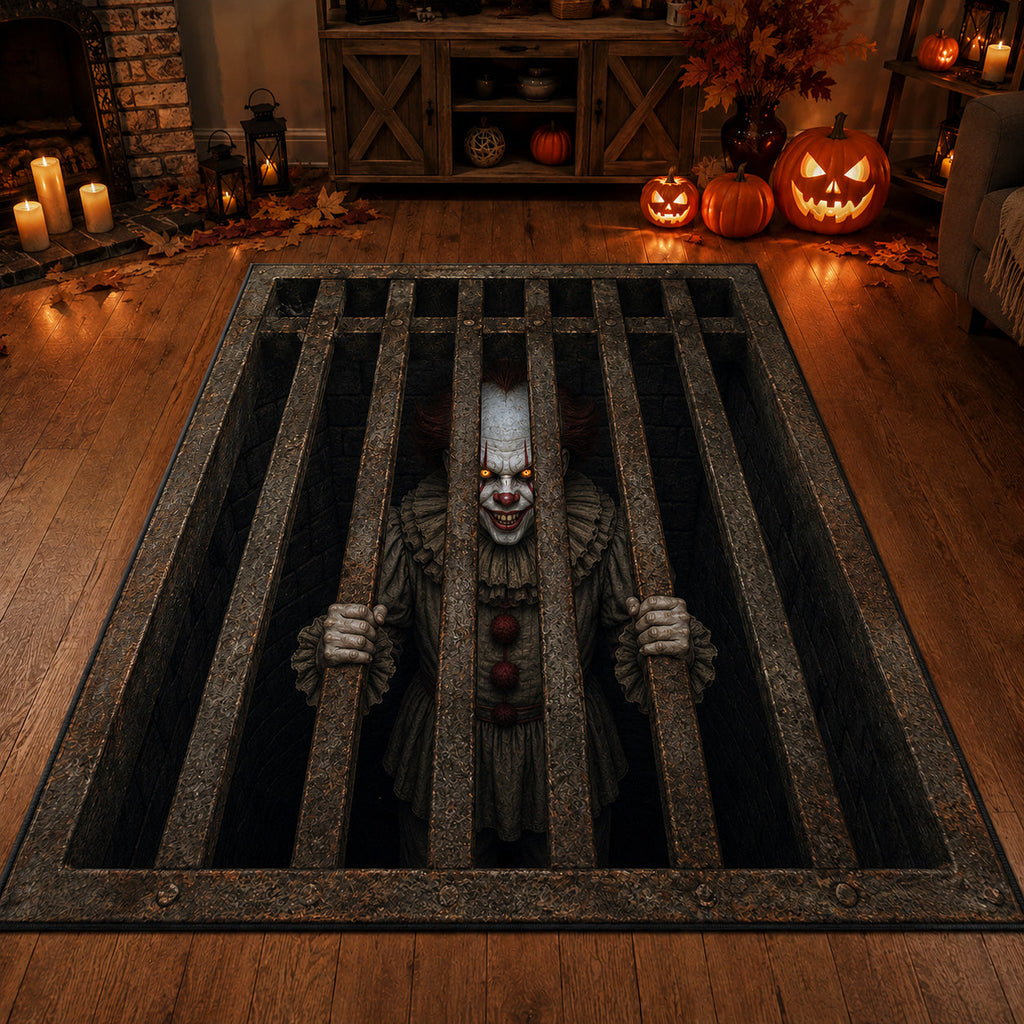Sewer Clown Area Rug NCU0TV2075