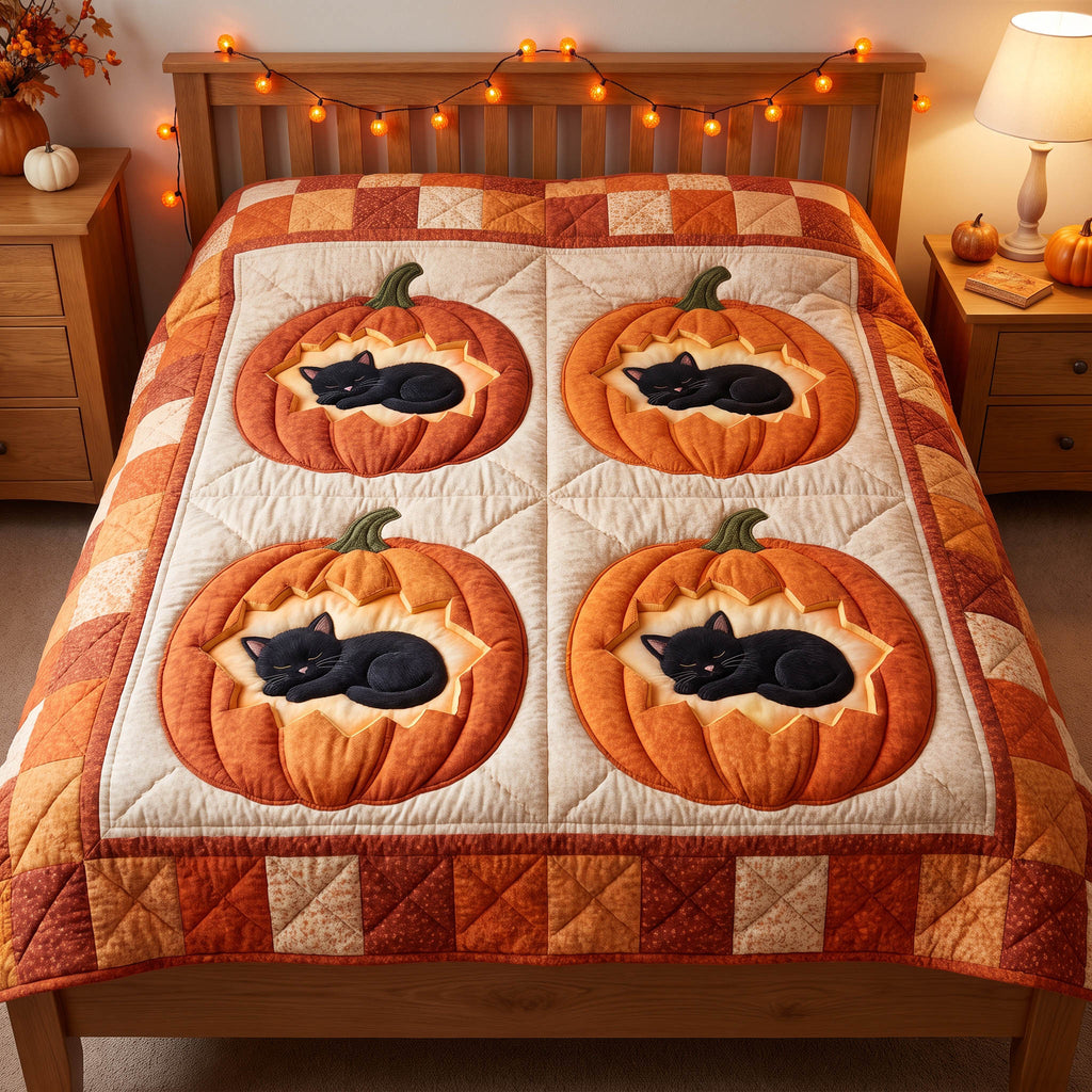 Shadow Kitten Quilted Blanket NCU0TD3009