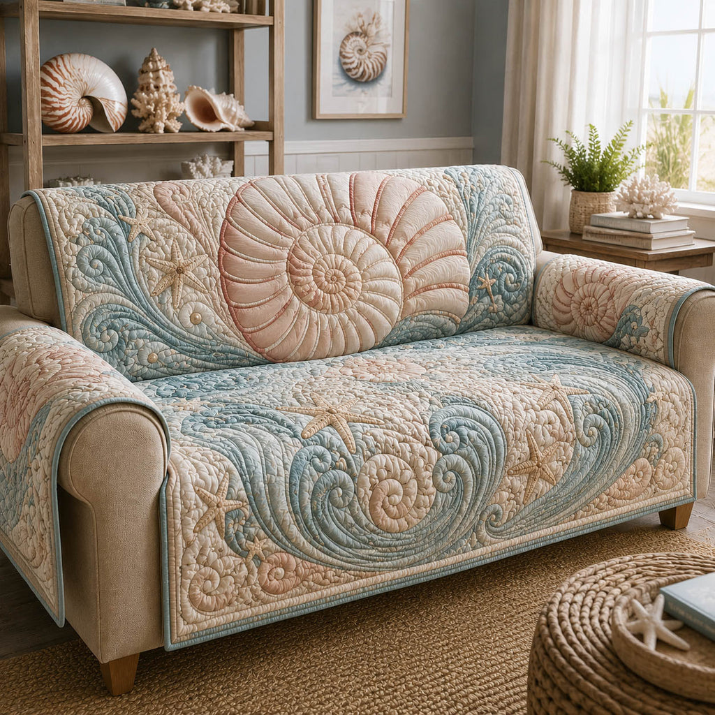 Shoreline Living Quilted Sofa Cover NCU0TD2962