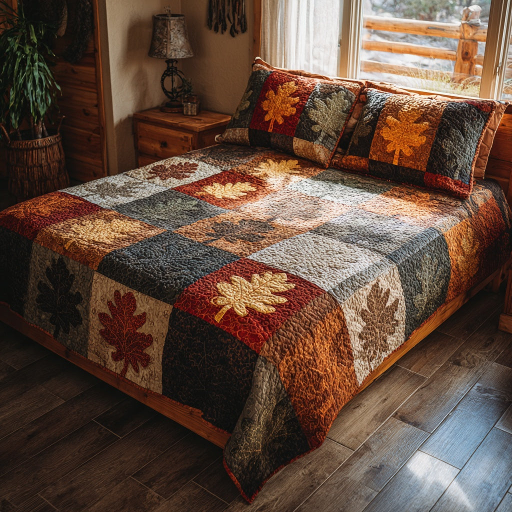 Single Maple Haven 3-Piece Quilted Bedding Set NCU0VL3665