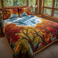 Skyward Autumn 3-Piece Quilted Bedding Set NCU0VL3635