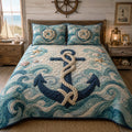 Sunset Tides 3-Piece Quilted Bedding Set NCU0TD3059