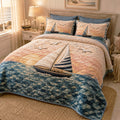Tide Whisper 3-Piece Quilted Bedding Set NCU0TD3053