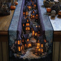 Witchlight Village Quilted Table Runner NCU0DV9922