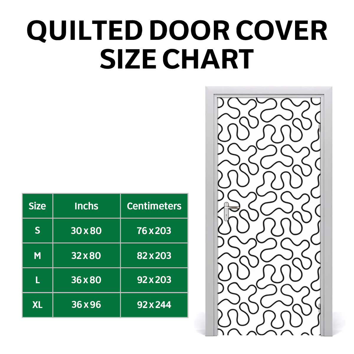 Abyss Fangs Quilted Door Cover NCU0TV2094